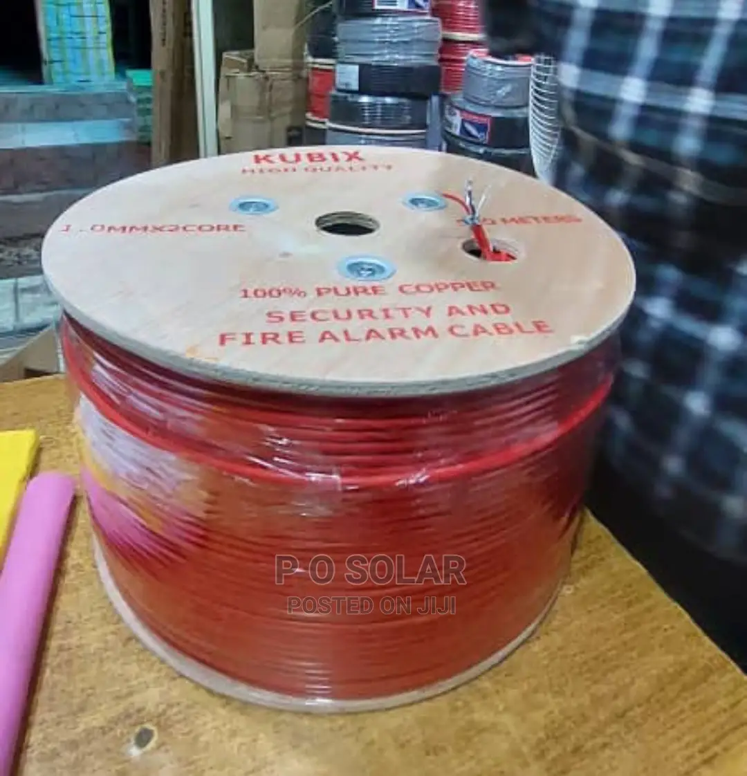 1.0mm×2core Fire Alarm Cable by 500 Meters 100% Cooper