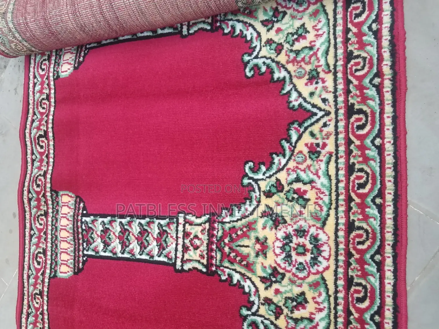Praying Mat and Walk Way Rug, 1mt Width by 5mt Length