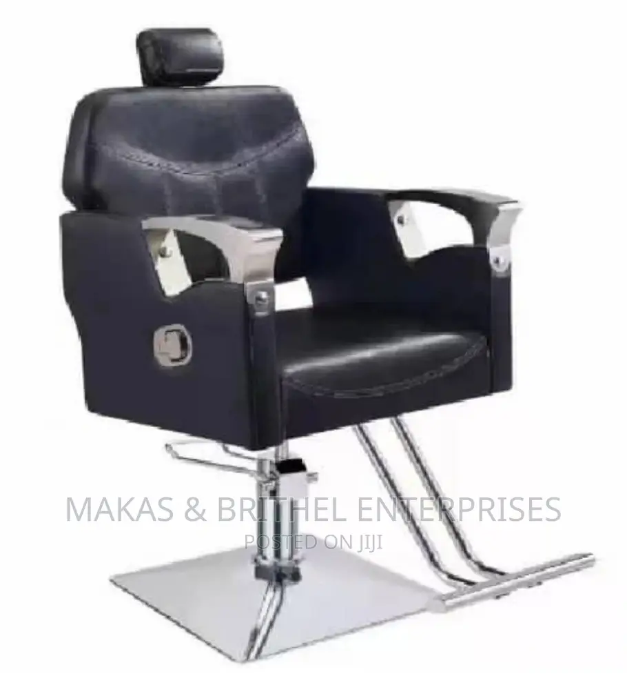 Adjustable, Footrest, And Headrest Barbing Salon Chair