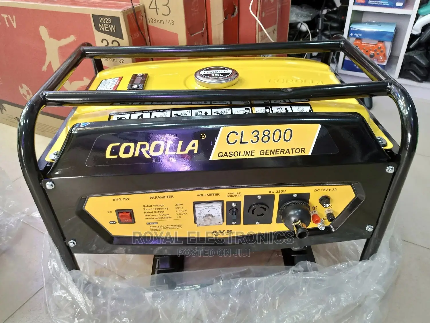 Corolla 2.5kva/3kva Manual Generator | Cl3800