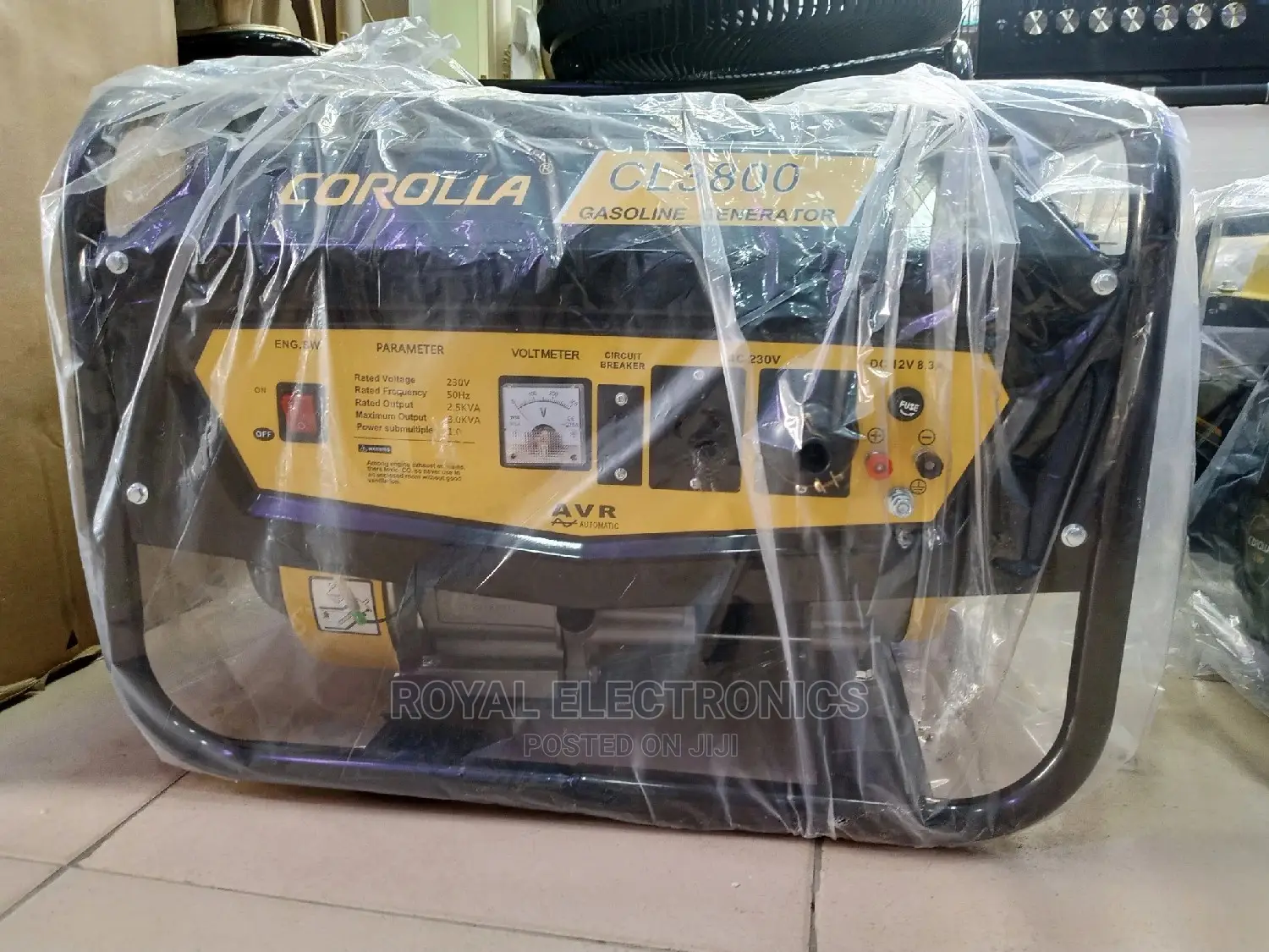 Long Lasting Corolla 2.5kva/3kva Manual Generator