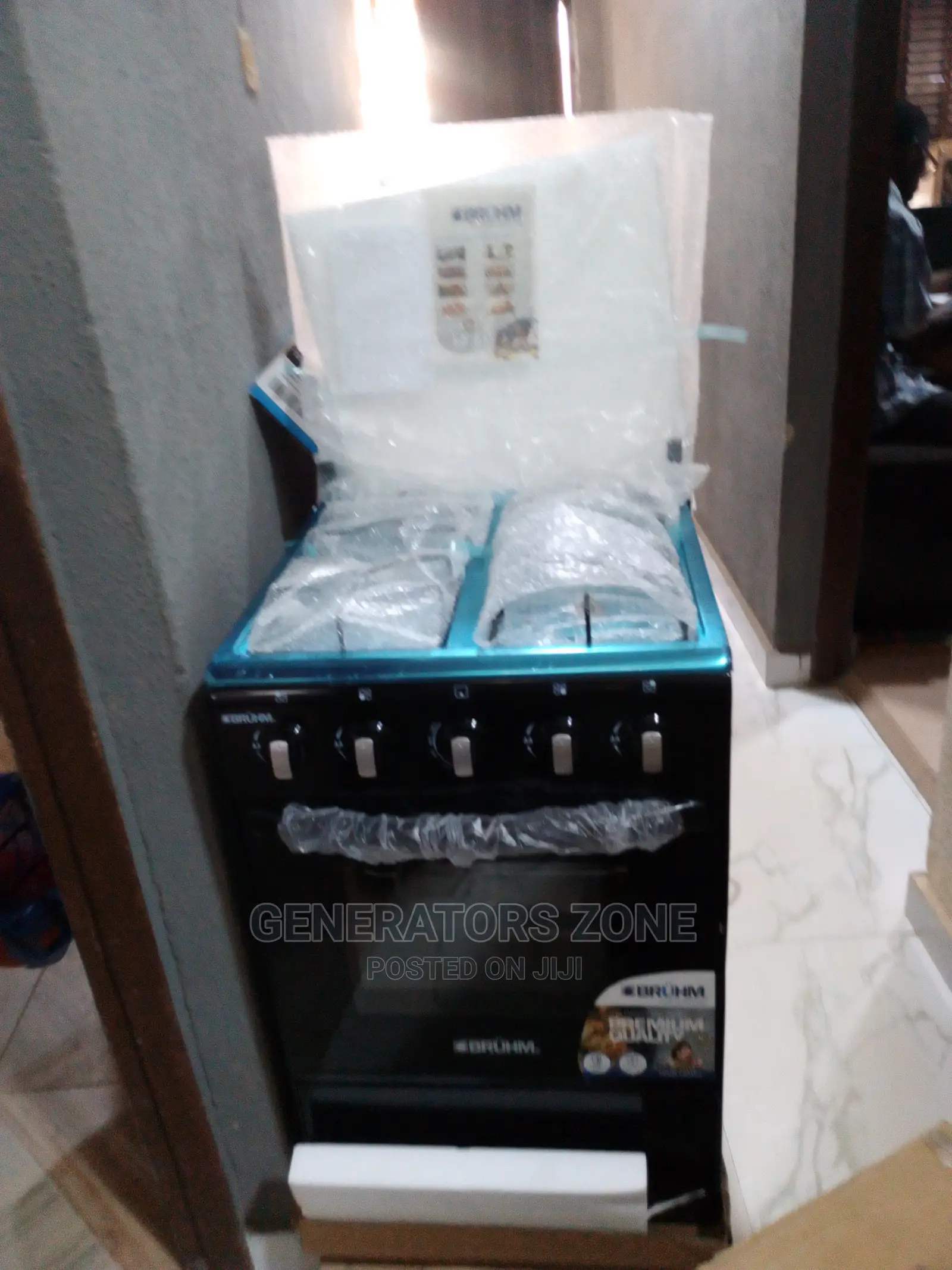 Brand New 4+0 BGC-5540ib Bruhm Gas Cooker