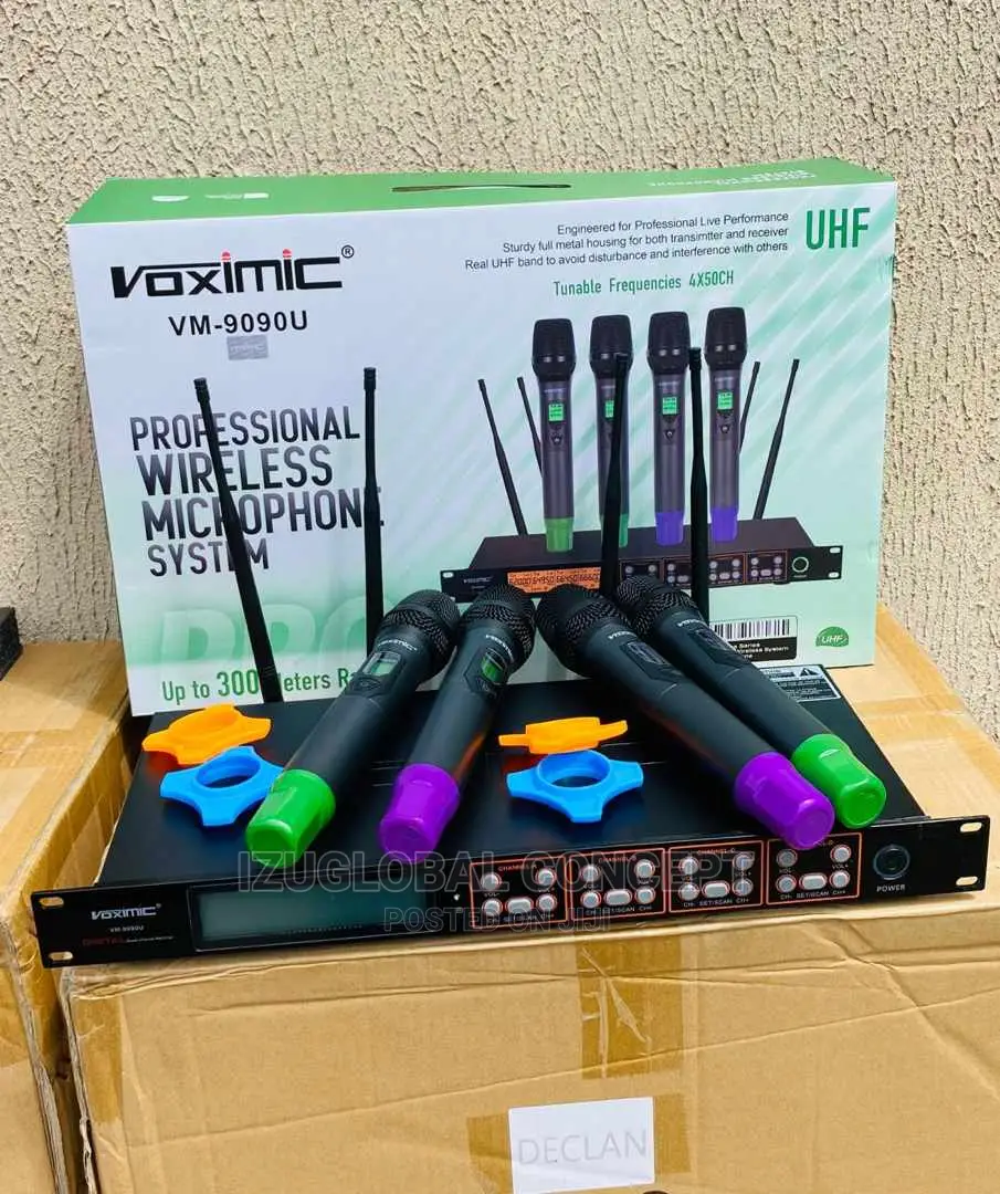 Voximic Vm9090u Professional 4in1 Digital Wireless Mic