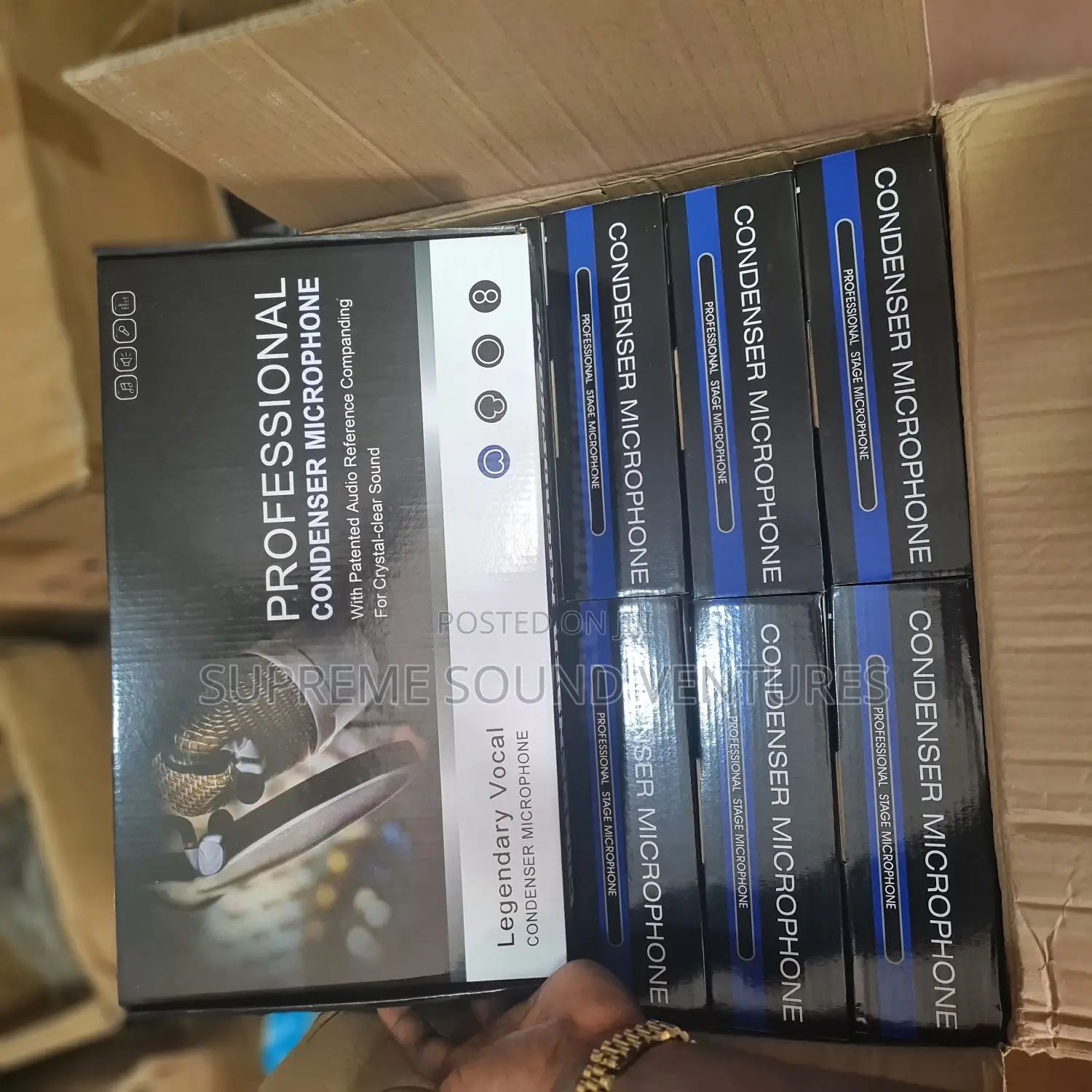 Shure Complete Condenser Microphone With Sound Card V8