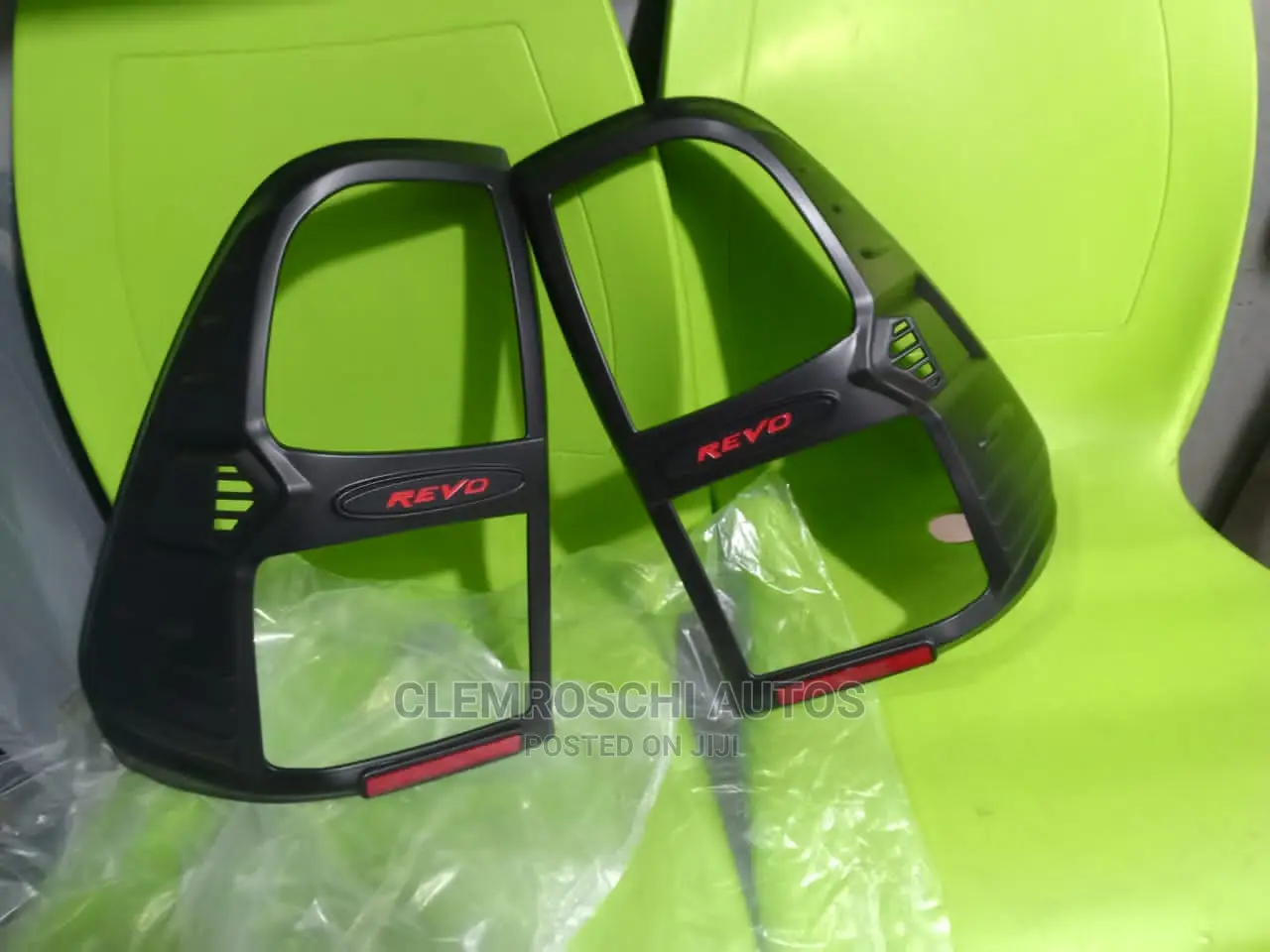 High Quality Certified Black REVO Hilux Rear Light Cover.