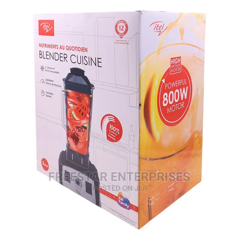 Itel 800 Watts Industrial Blender. Itel 800 Watts Blender.
