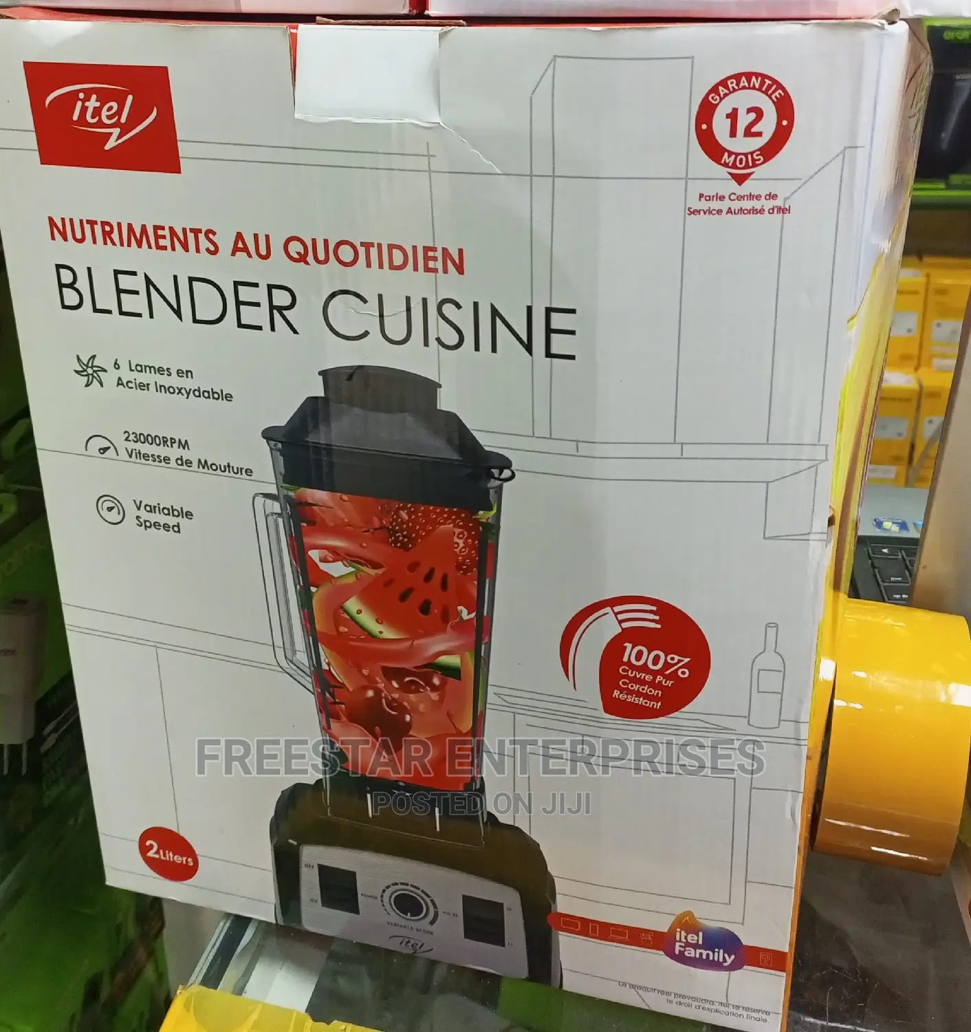 Itel 800 Watts Industrial Blender. Itel 800 Watts Blender.