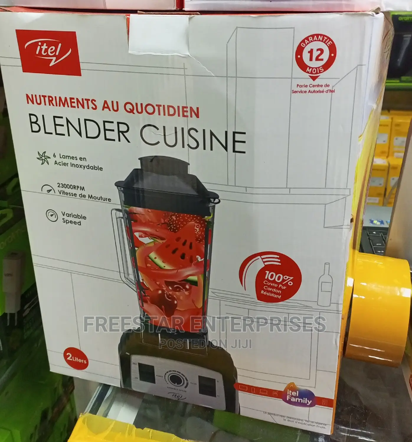 Itel 800 Watts Industrial Blender. Itel 800 Watts Blender.