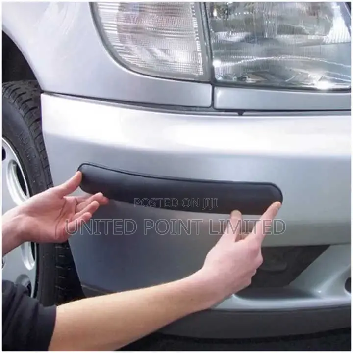2pcs Auto Car Body Bumper Guard Protector Sticker Black