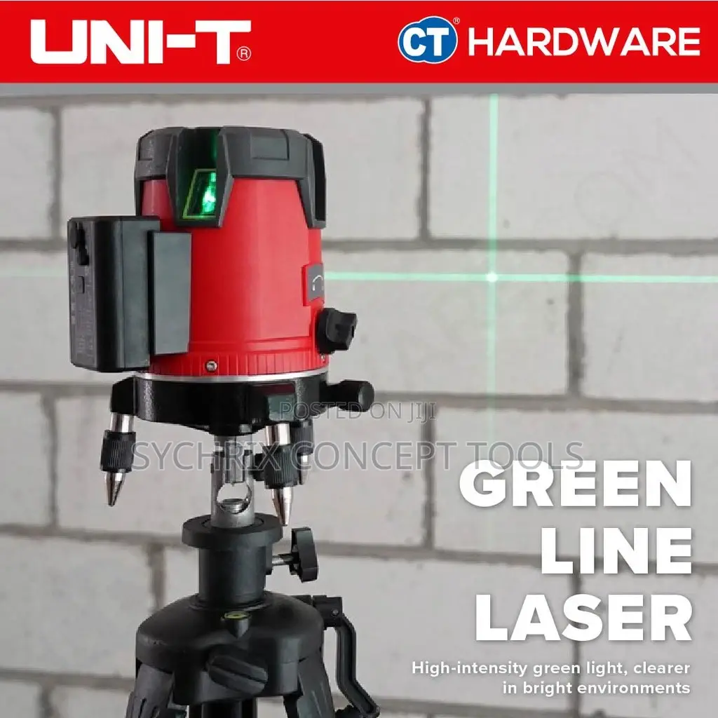 Uni-t Line Laser With Tripod Stand - LM550G-LD LASER LEVEL