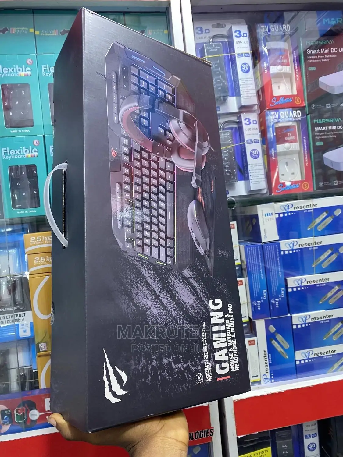 Havit Wired Combo Gaming Mouse, Headphone And Rgb Keyboard