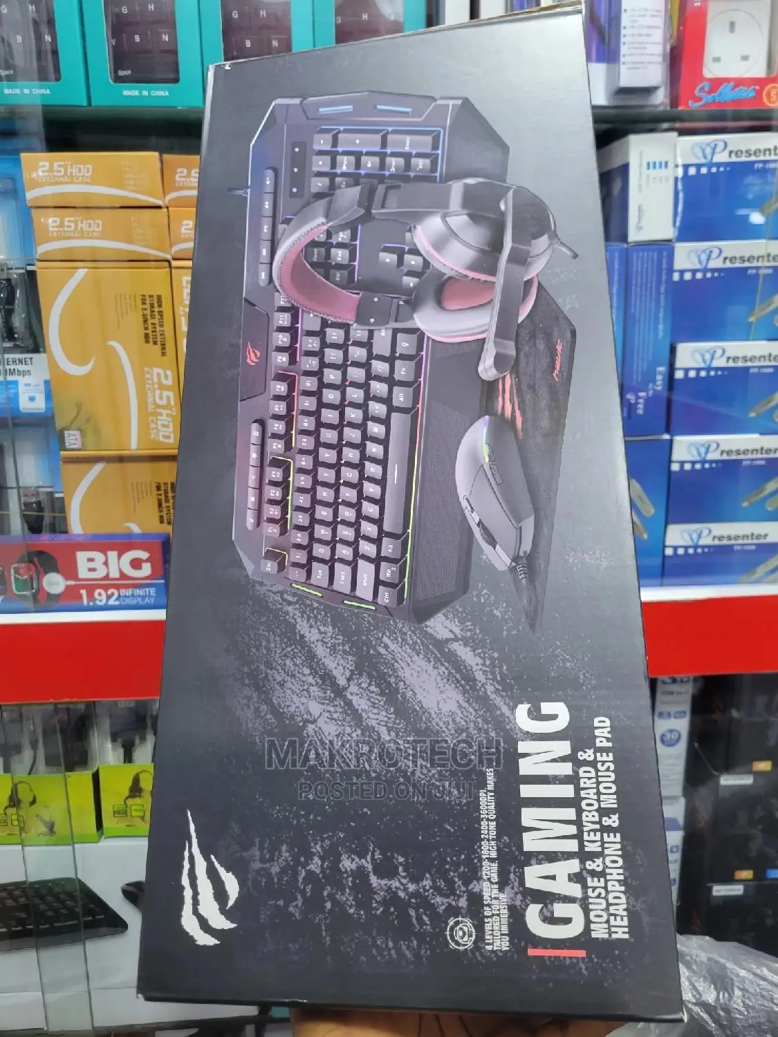 Havit Wired Combo Gaming Mouse, Headphone And Rgb Keyboard