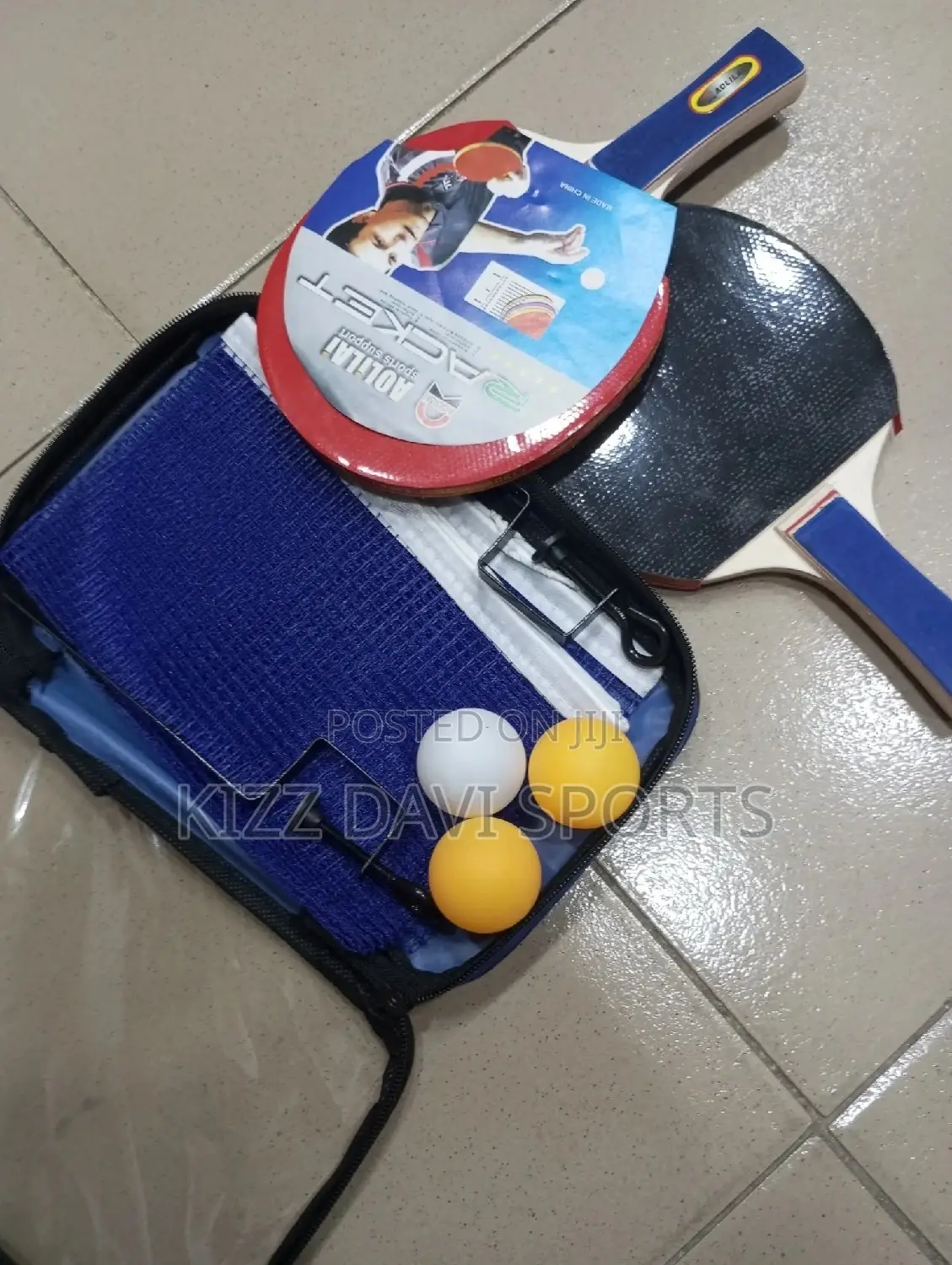 Table Tennis Bat Post and Nat Ball