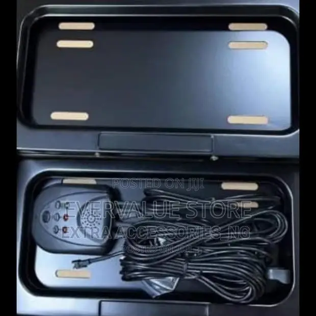 Plate Number With Remote