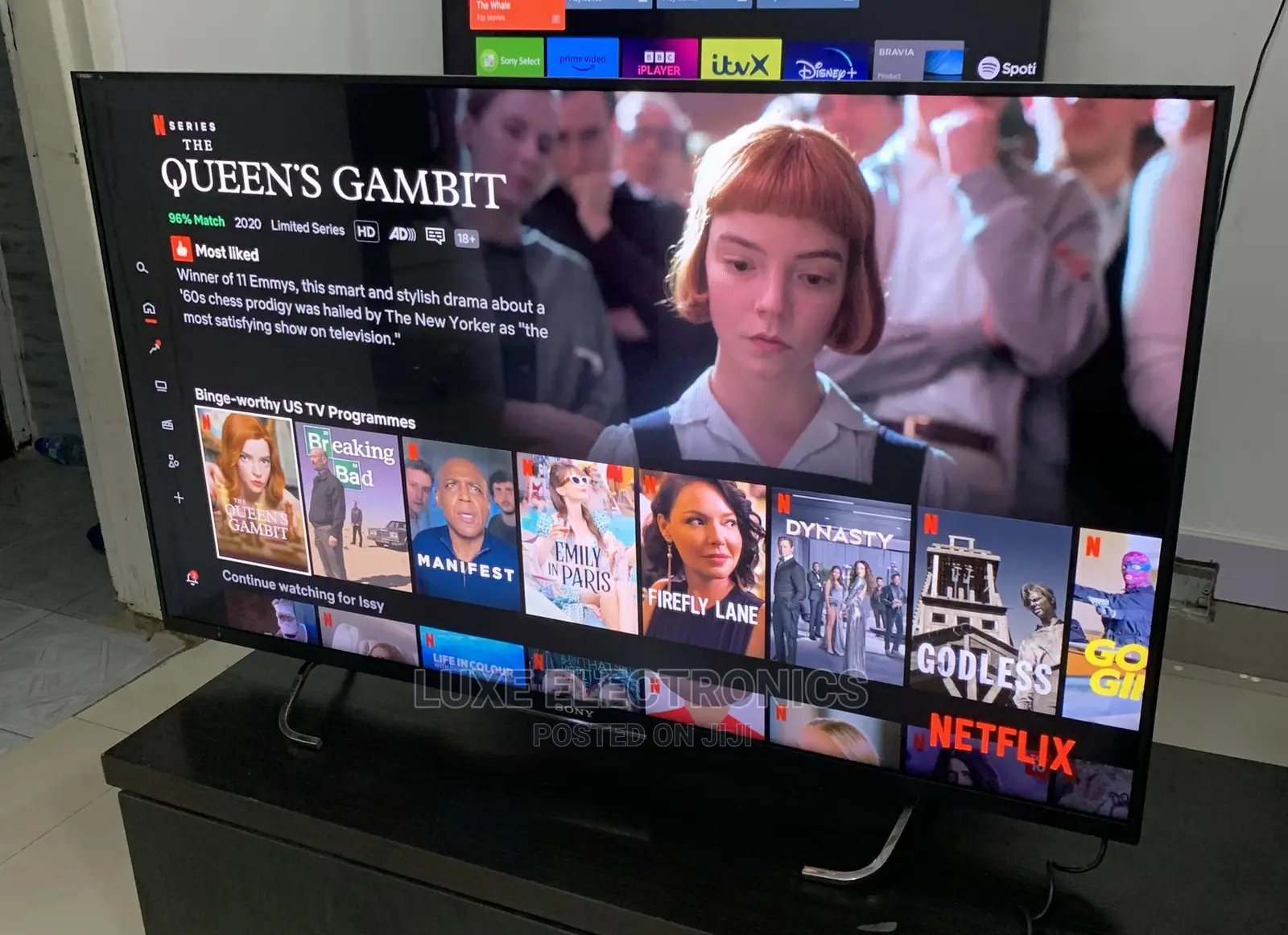 43 Inches Sony Android Uhd With Free Netflix Account