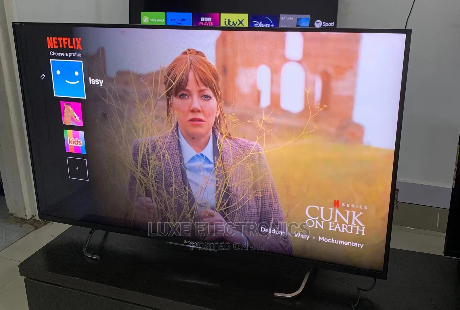 43 Inches Sony Android Uhd With Free Netflix Account