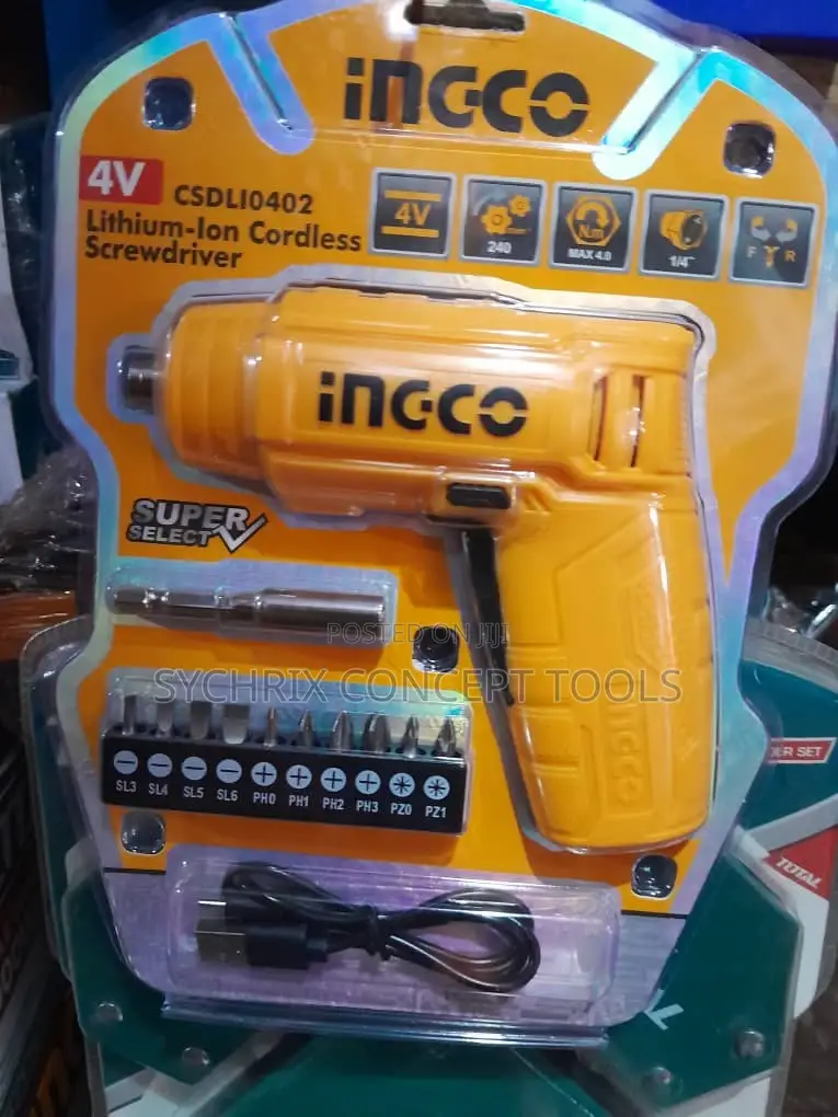 Ingco Cordless Screwdriver 4V