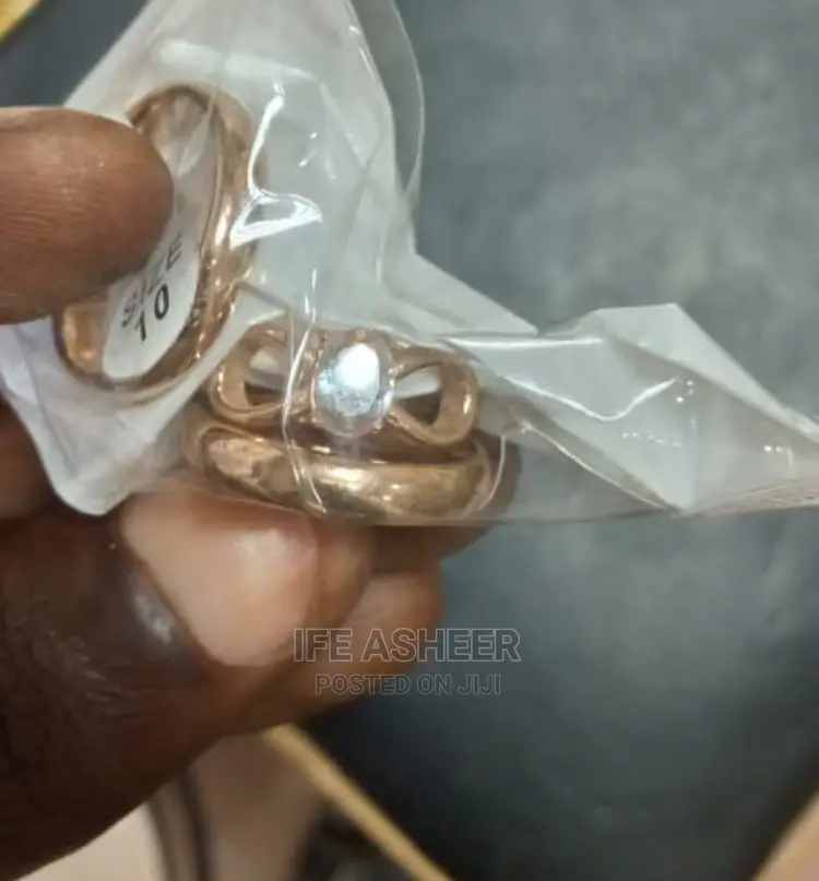 Rose Gold Set of Wedding Ring 002