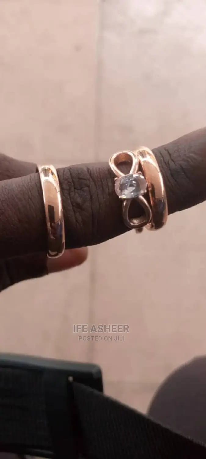 Rose Gold Set of Wedding Ring 002