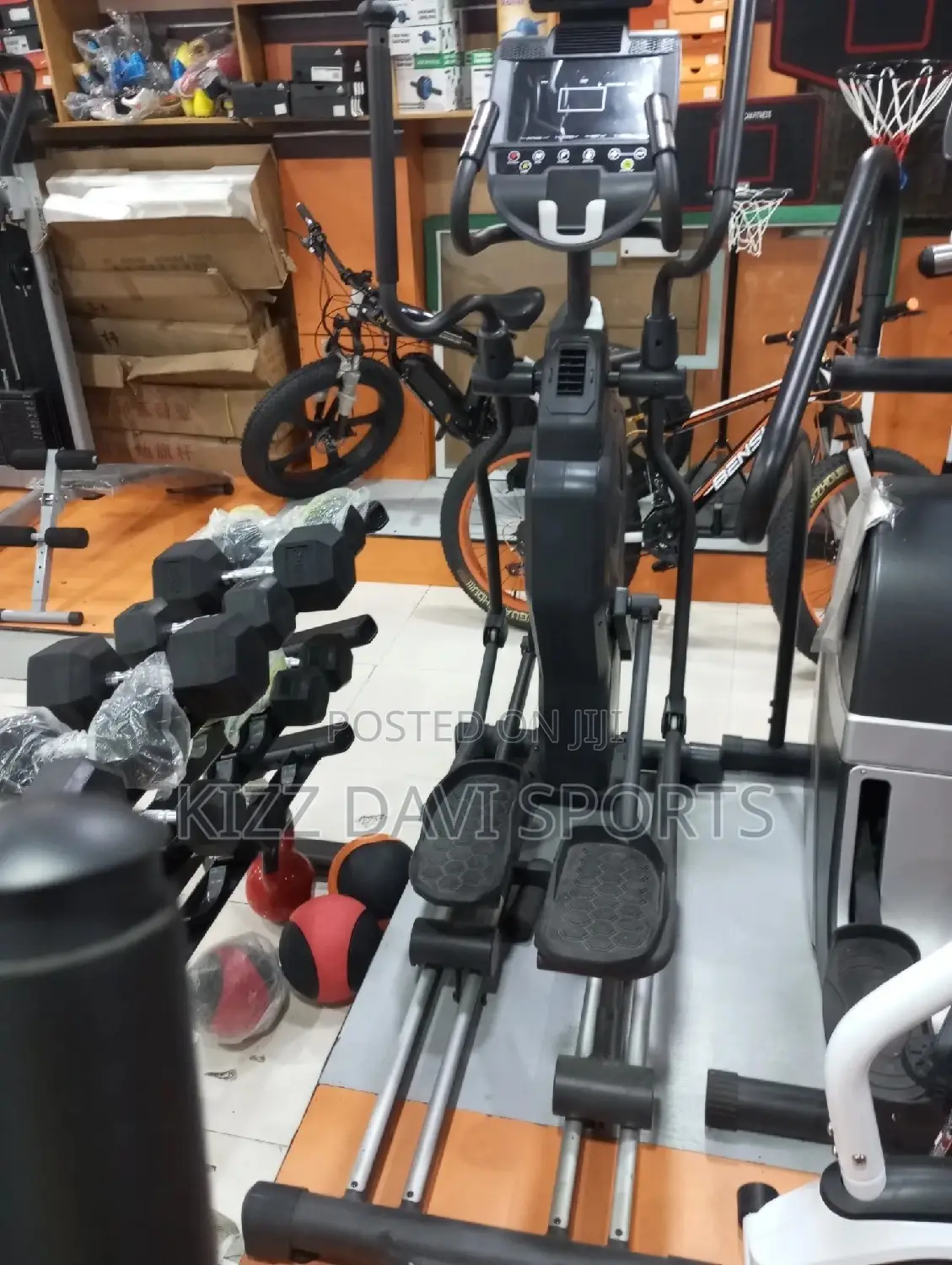 Commercial Shelf Magnetic Cross Trainer