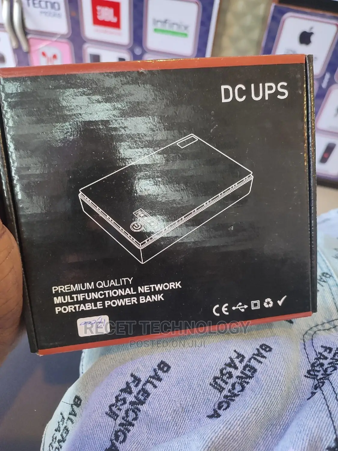 Mini Dc Ups 8800mah Power Bank for Router With Poe Port
