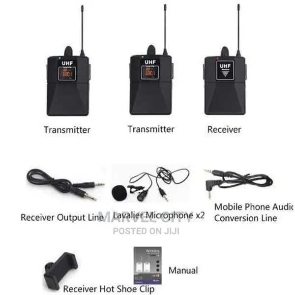 BNK Professional Wireless Interview (Camera)Microphone