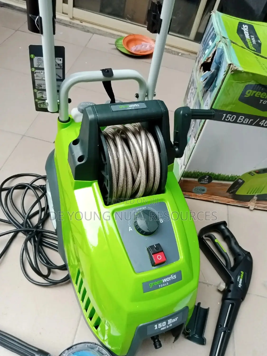 Standard Electric Pressure Washer Machine With Soap Can