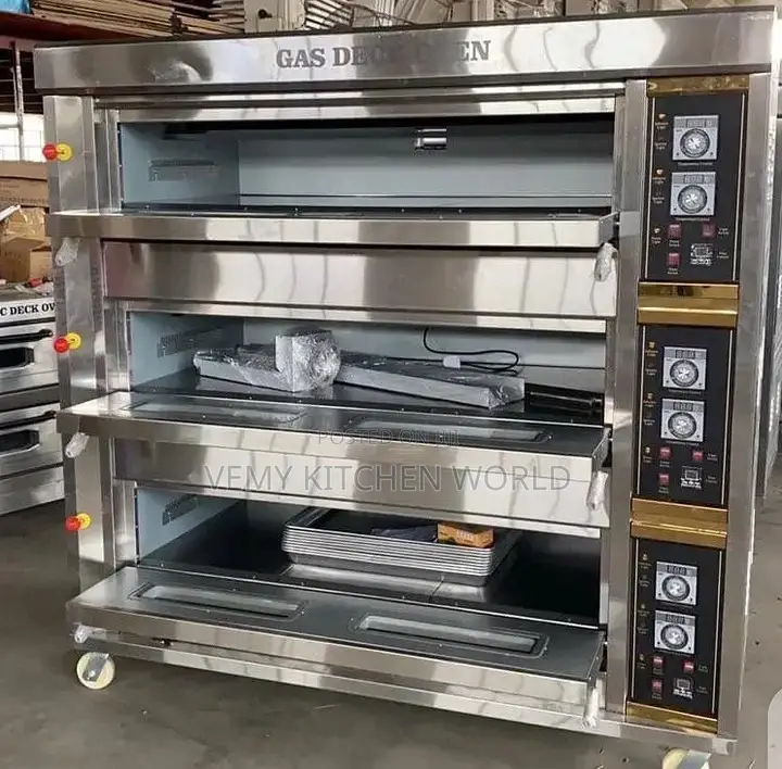 Gas Industrial Oven 6 Trays