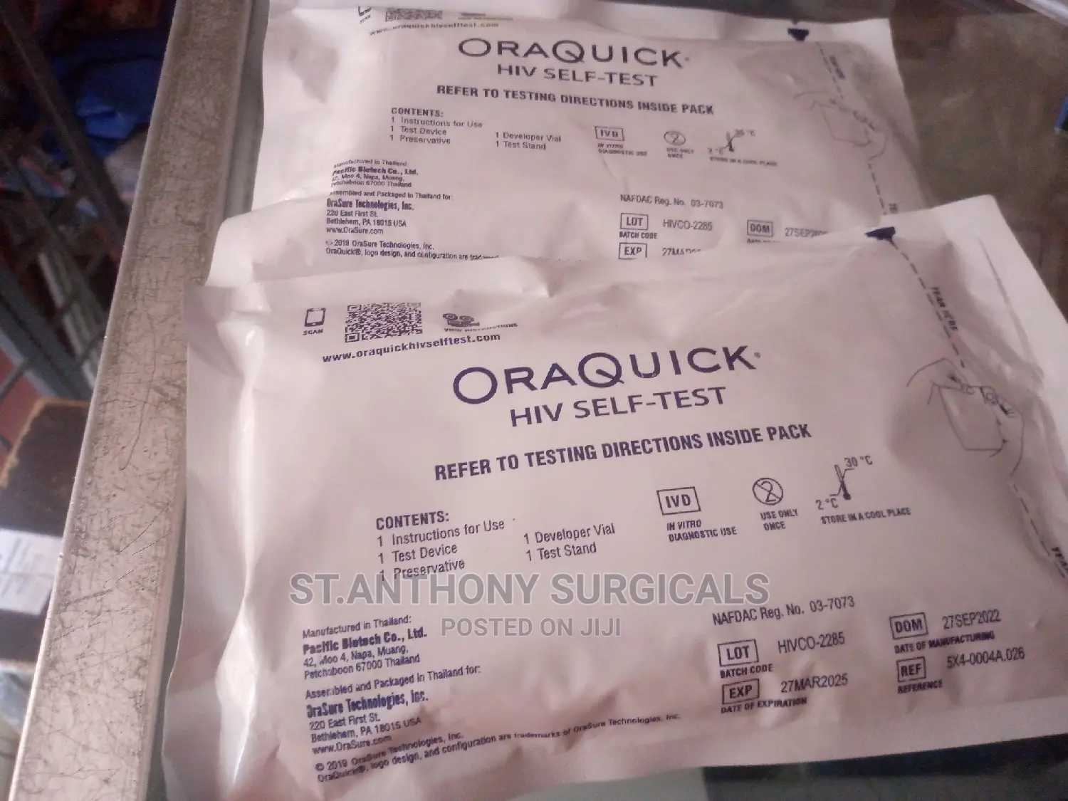 Hiv Oraquick, Self Test Kit