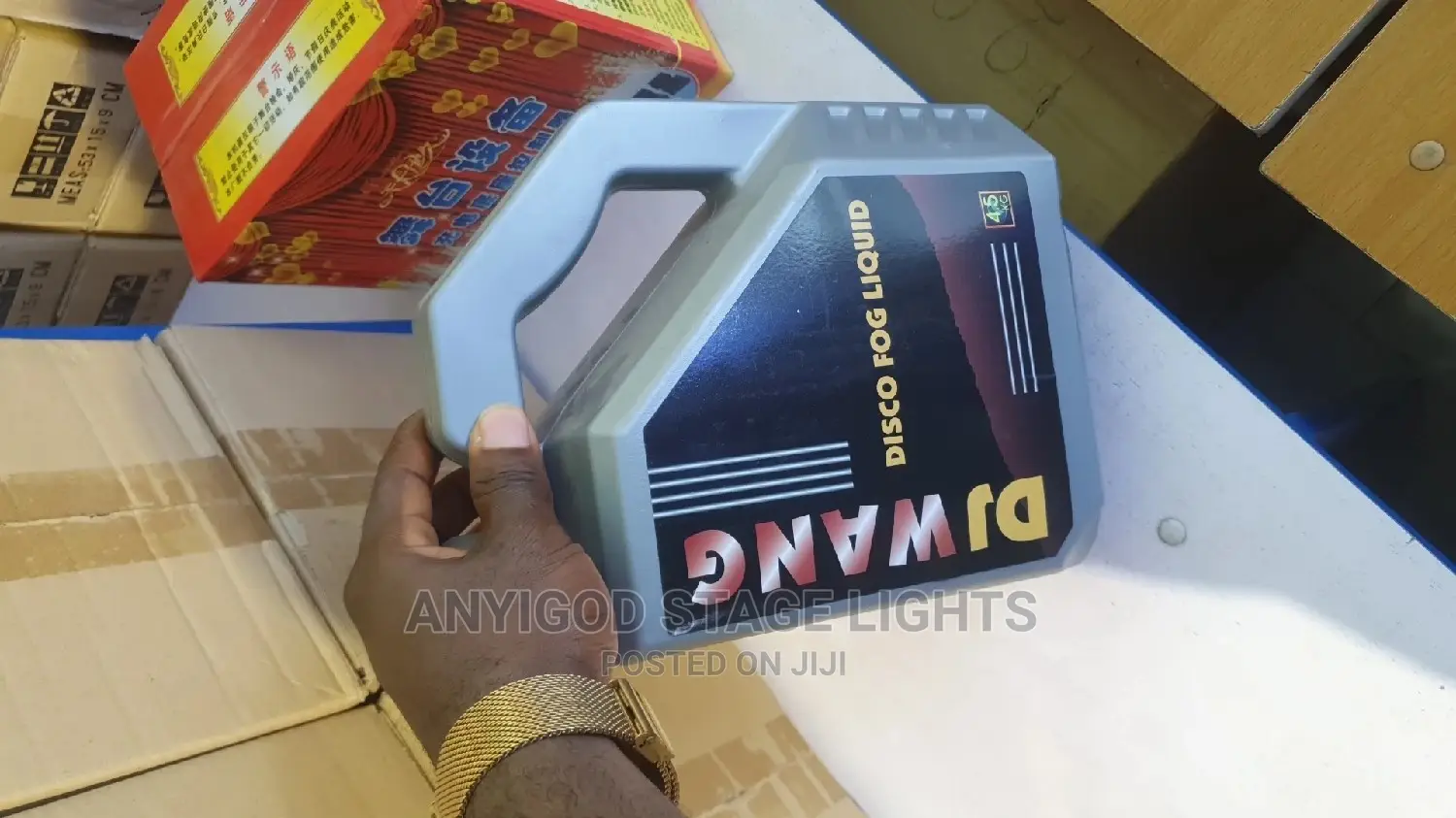 3 In1 LED Smoke Machine With 4.5L Of DJ Power Liquid 1500W