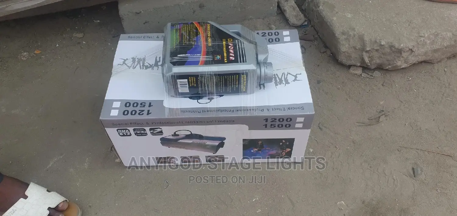 3 In 1 Led Dj Fog Machine 1500w With Liquid