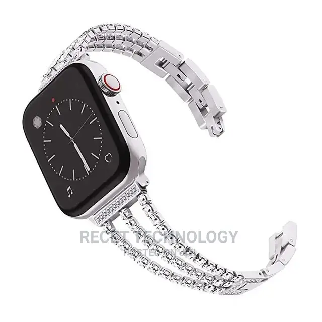 Stainless Steel Diamond Bracelet Watch Bands for Apple Watch