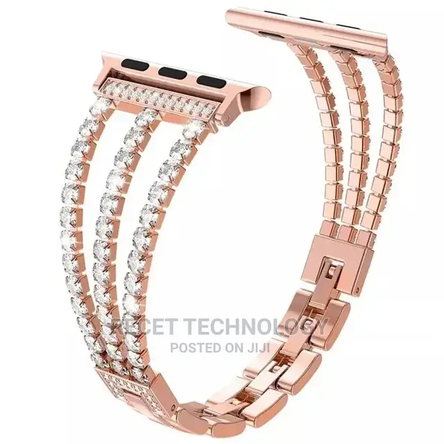Stainless Steel Diamond Bracelet Watch Bands for Apple Watch