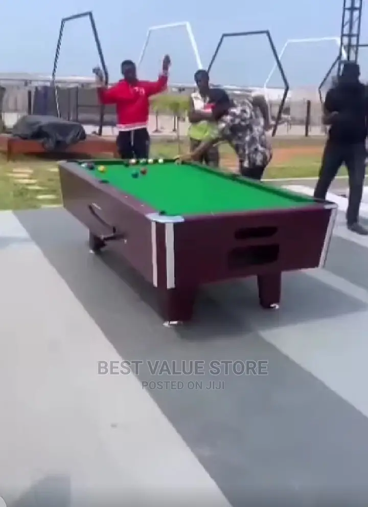 Foreign Snooker Board With Coin and Marble Operated 7ft