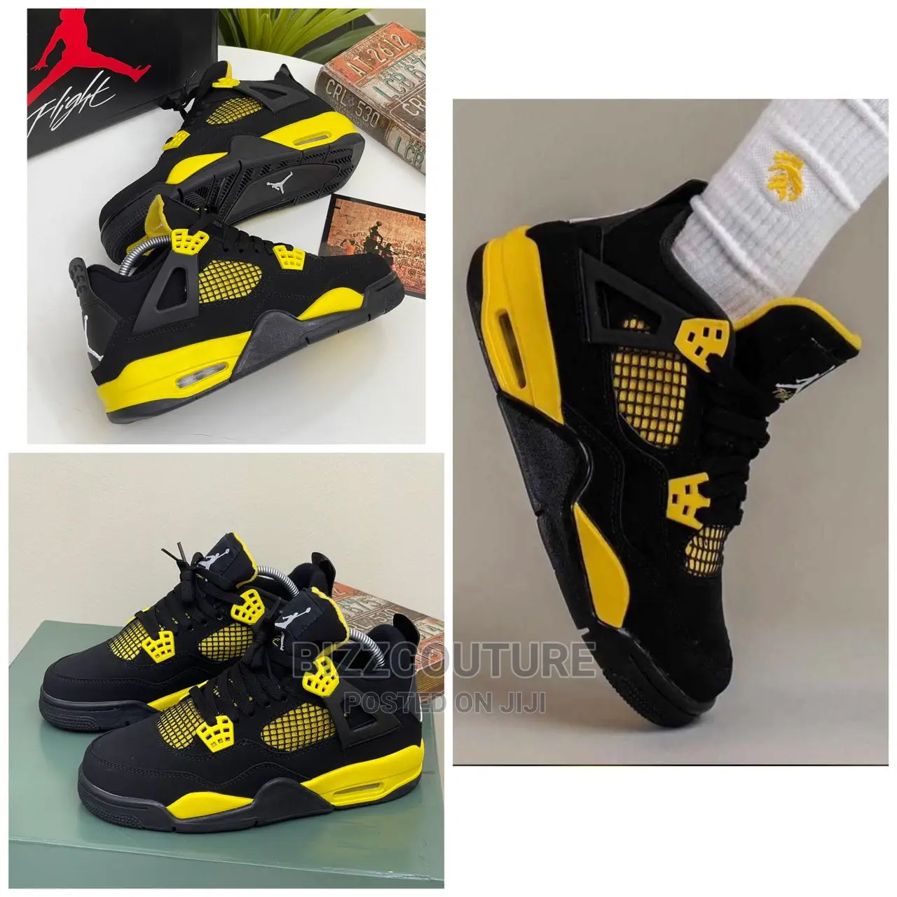 Original NIKE Air Jordan 4RETRO Thunder Available in Store