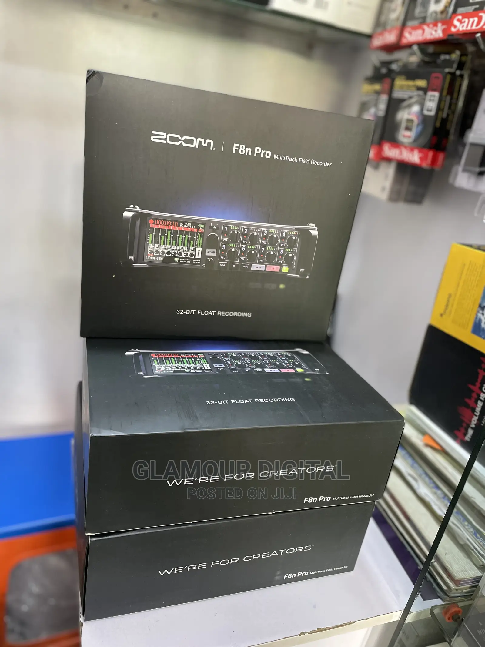Zoom F8n Pro Multi-Track Field Recorder