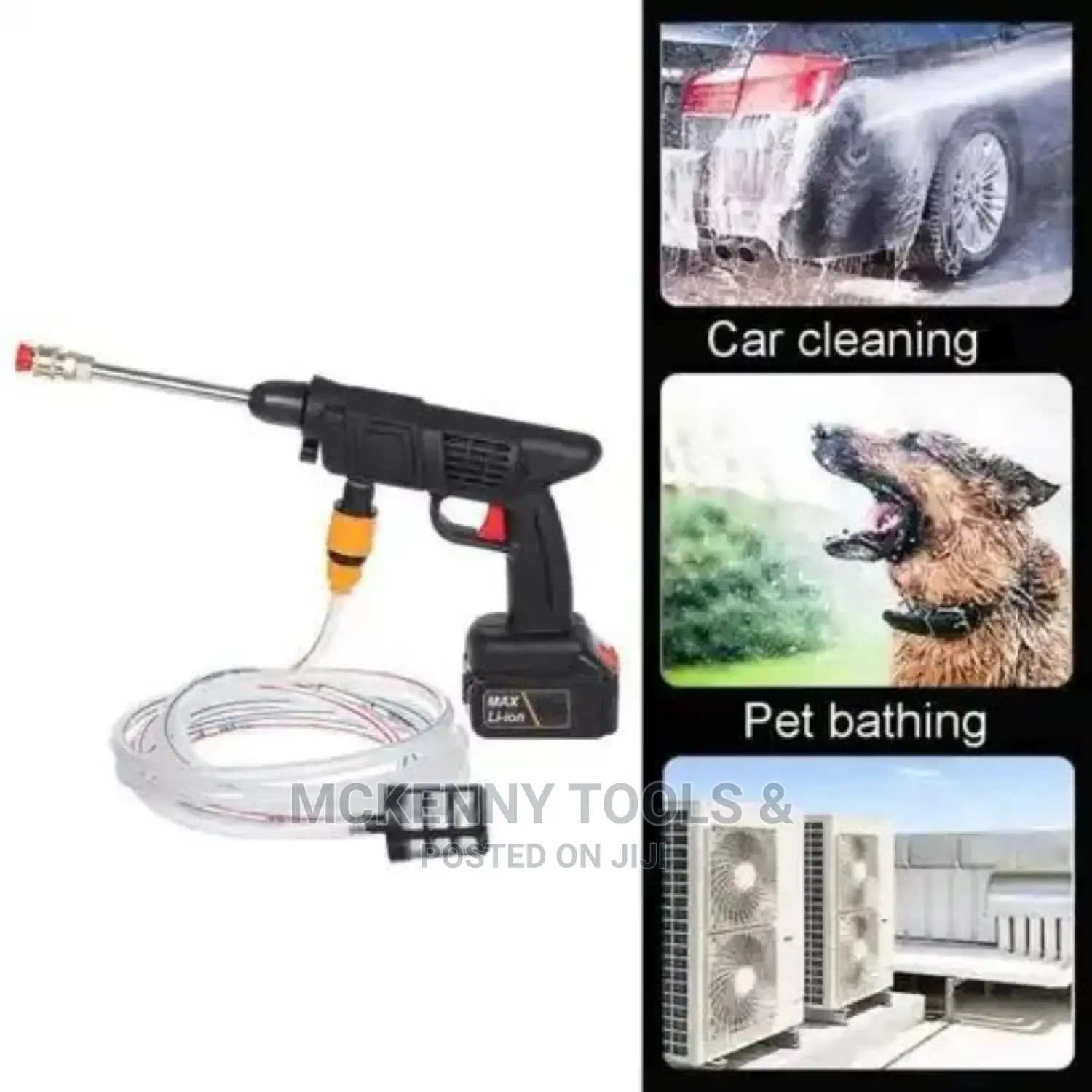 Portable Rechargeable Pressure Washer Gun With 48V Batteries