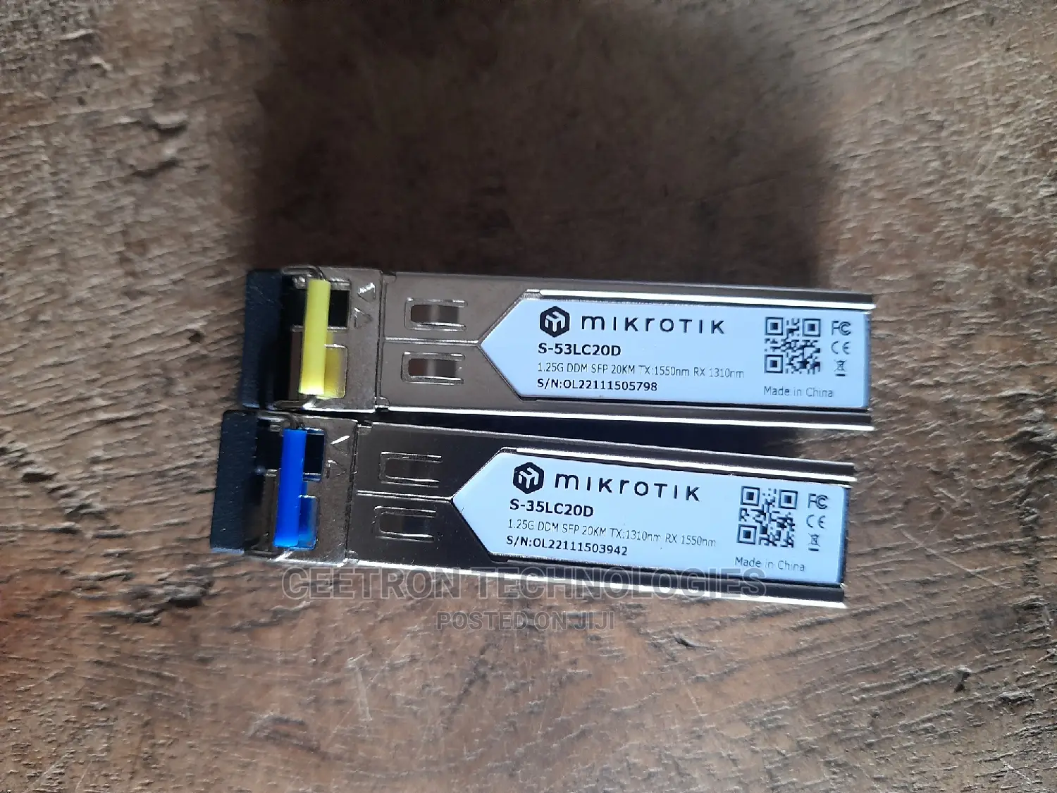 Mikrotik: S-3553lc20d, 20km, 1.25G Sm SFP Module