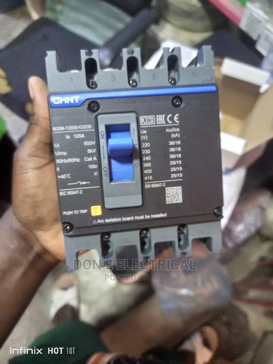 125A 4pole McCb Breaker Chint