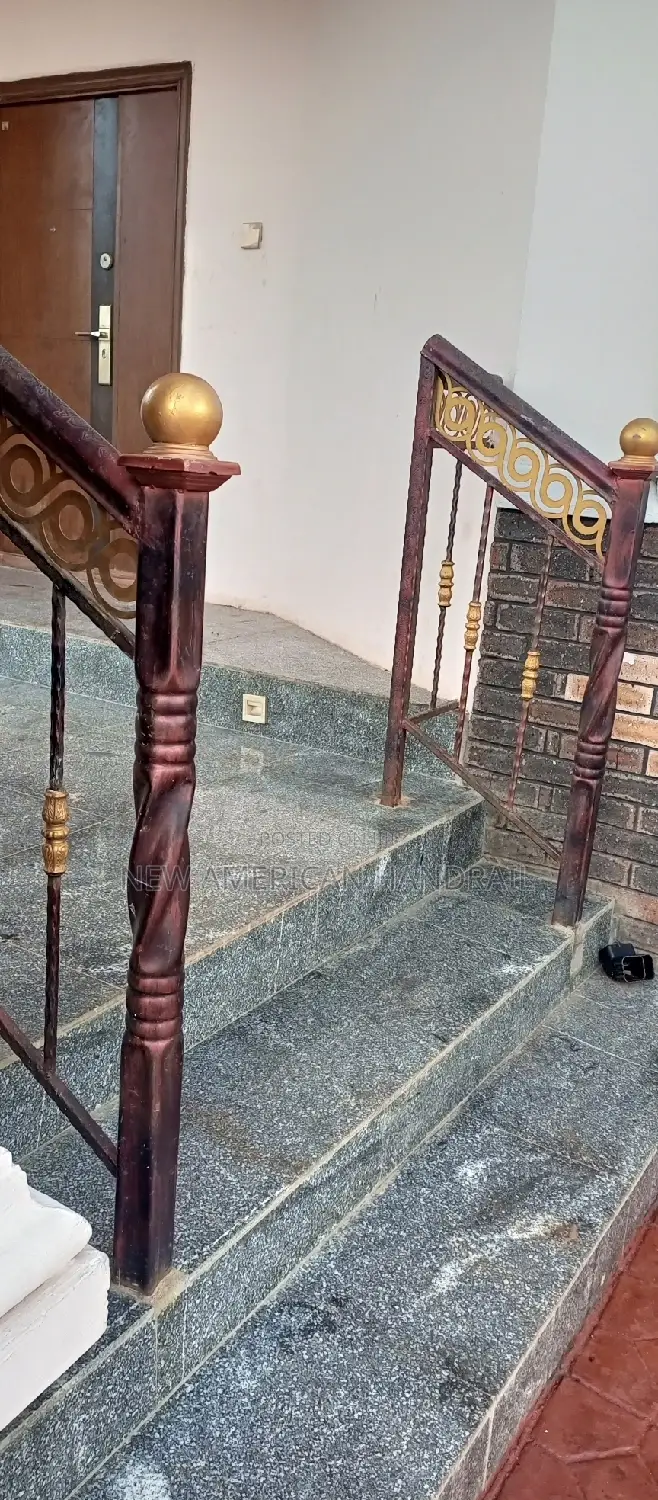 Strong Latest Design Rot Iron Handrail for Your Homes Etc