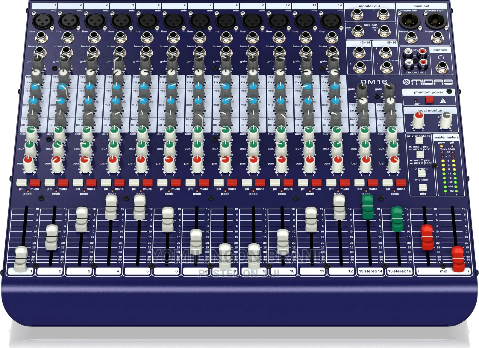 Midas DM 16 Analogue Live and Studio Mixer