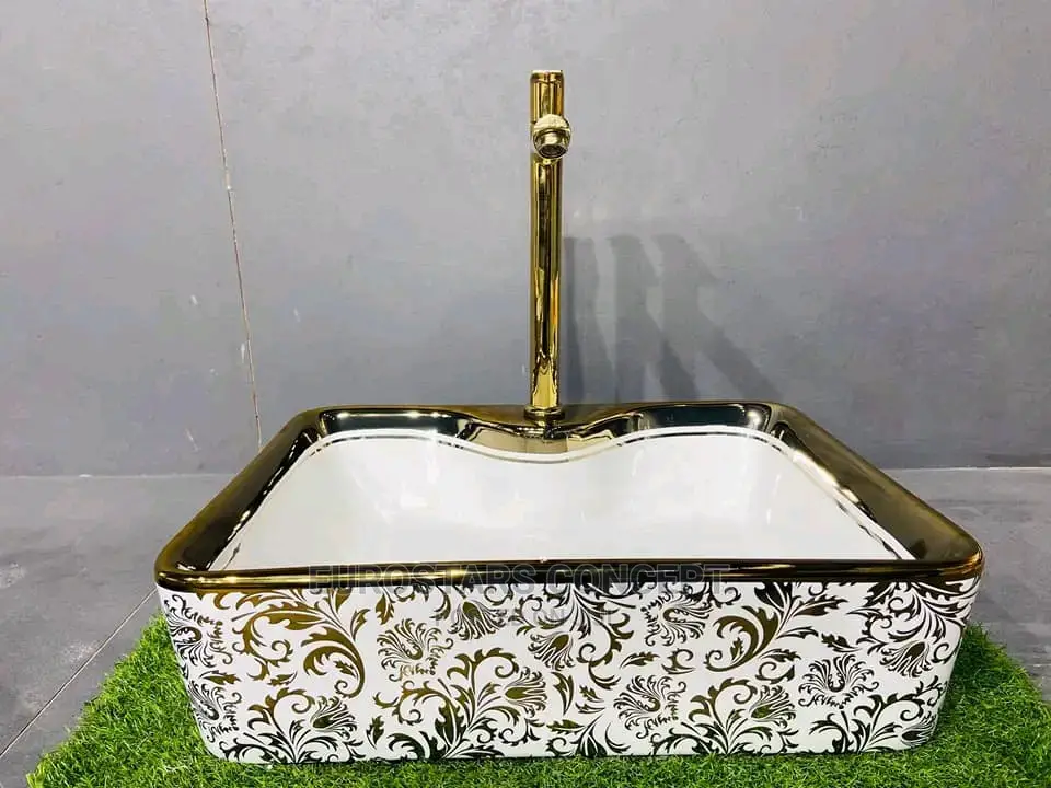 Design Gold Ceramic Basin