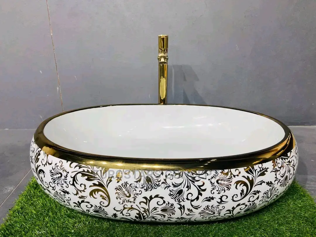Design Gold Ceramic Basin