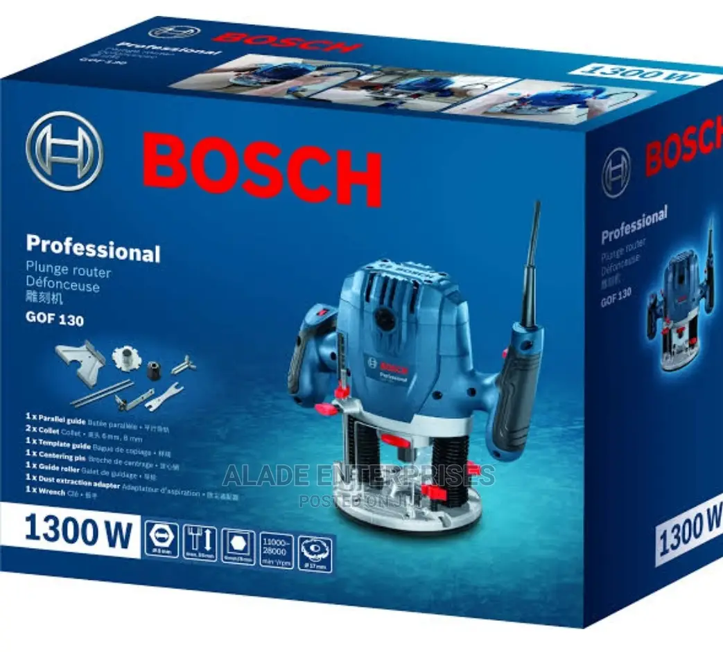 Bosch GOF 130 Professional Router – Wood Work 1300W, Plunge
