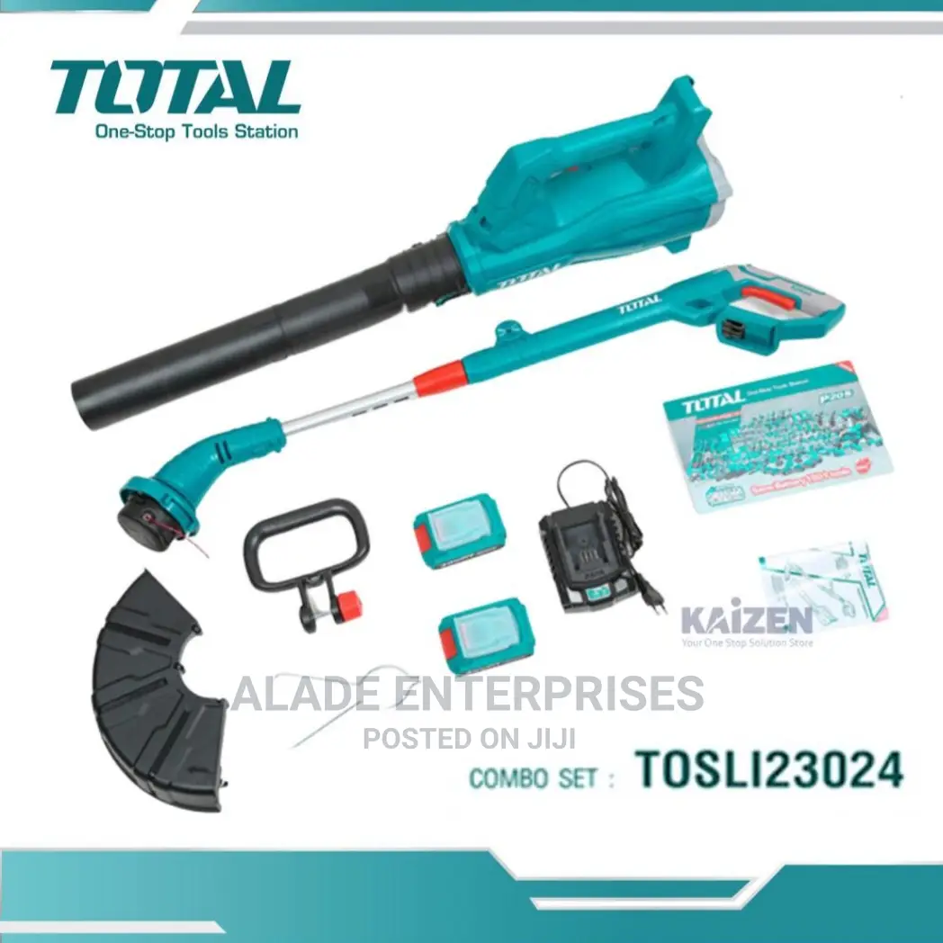 TOTAL TOSLI23024 P20S Cordless Grass Trimmer and Blower Set
