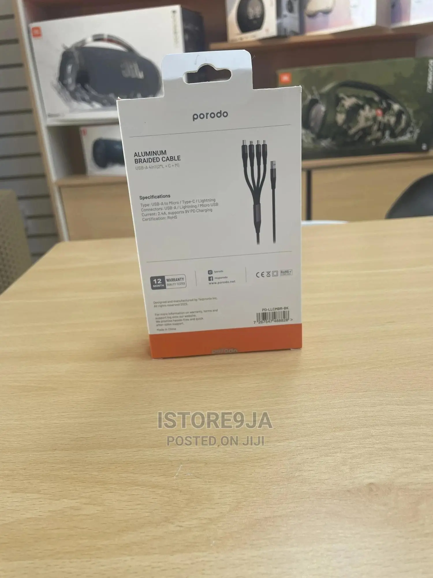 Porodo 4 in 1 Cable