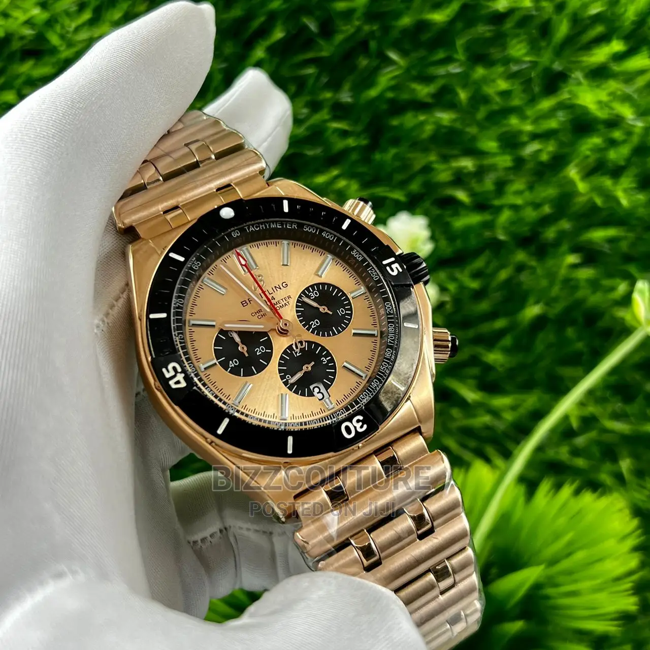 Original BREITLING Gold Chain Strap Available in Store