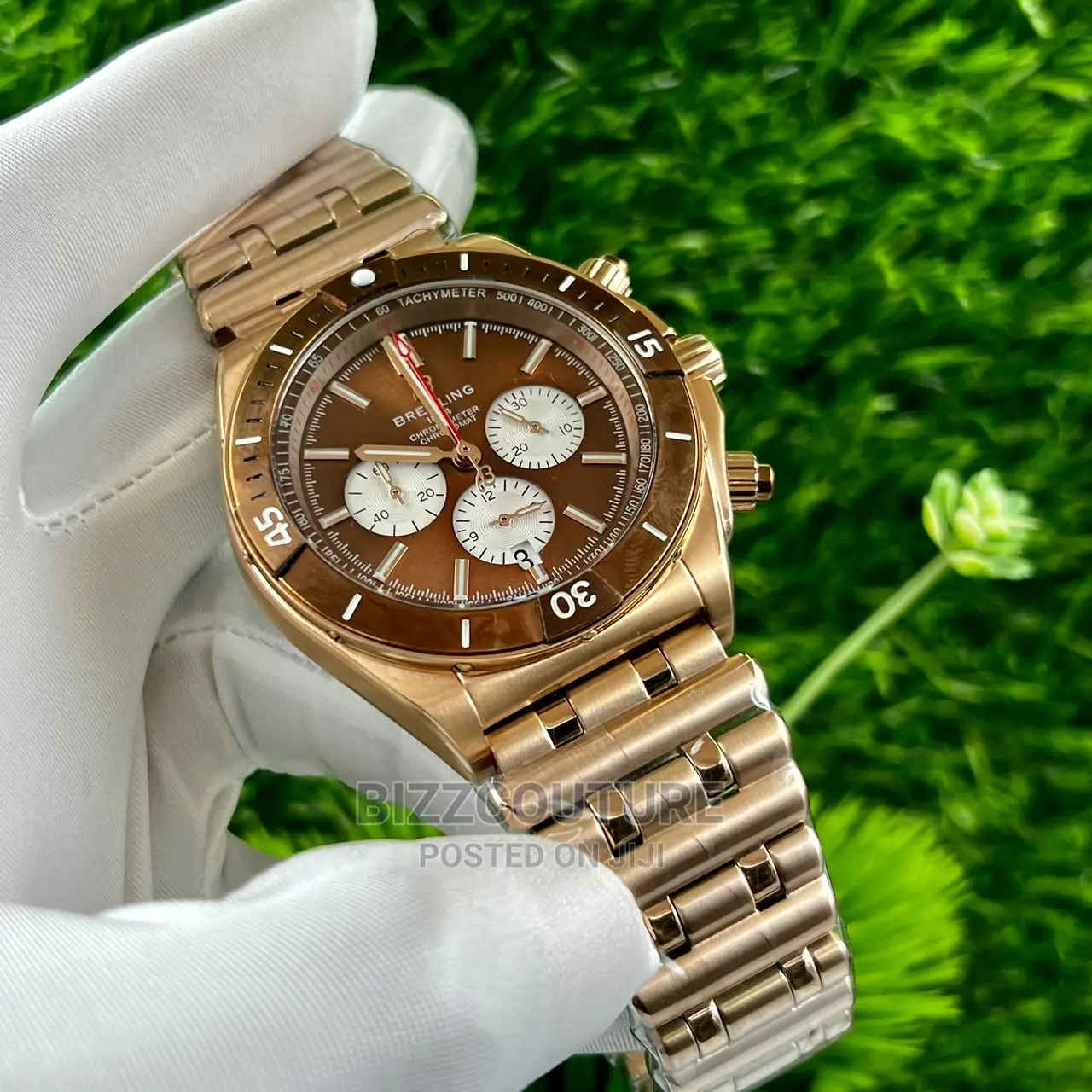 Original BREITLING Gold Chain Strap Available in Store