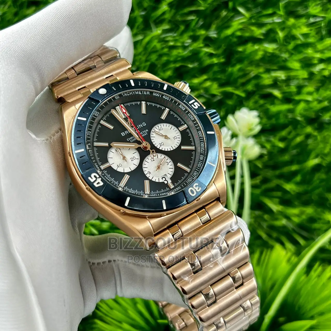 Original BREITLING Gold Chain Strap Available in Store