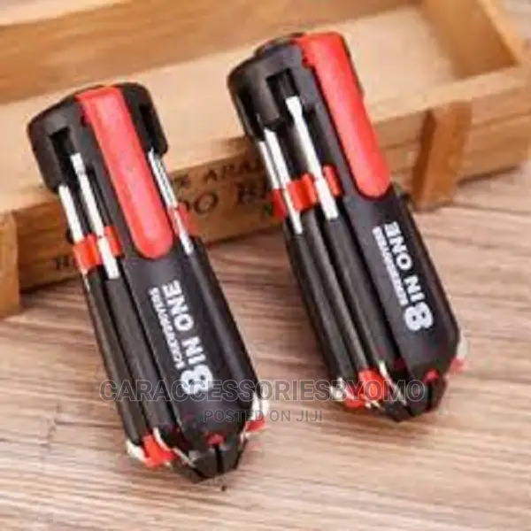 8-in-1 Screwdrivers Tool With Worklight and Flashlight
